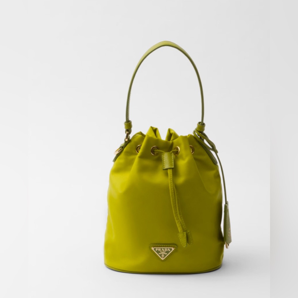 ISO Prada Nylon Bucket Bag
